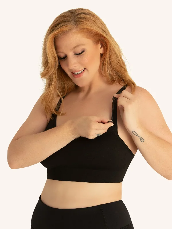 The Ashley - Seamless Comfort Maternity Nursing Bra Soft Mesh Bra