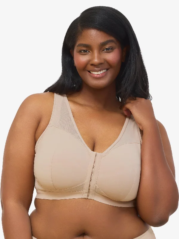 The Harper - Wirefree Mesh Front-Closure Bra Sexy Mesh Bralette