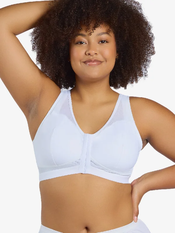 The Harper - Wirefree Mesh Front-Closure Bra Supportive Sports Bra