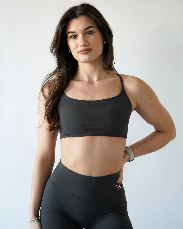 Vital Sports Bra - Iron Elegant Lace Bralette