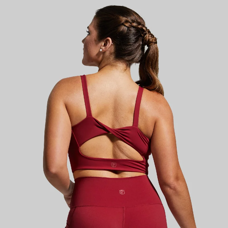 Your Go To Sports Bra (Rhubarb) Stretchy Full Coverage