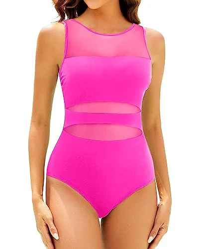 One Piece Open Back Slimming Swimsuits Deep-V Swimsuit Design