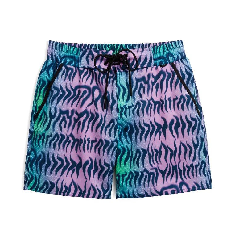 Swim 7" Heritage Board Short - Head Over Eels Bold Color Swimsuit