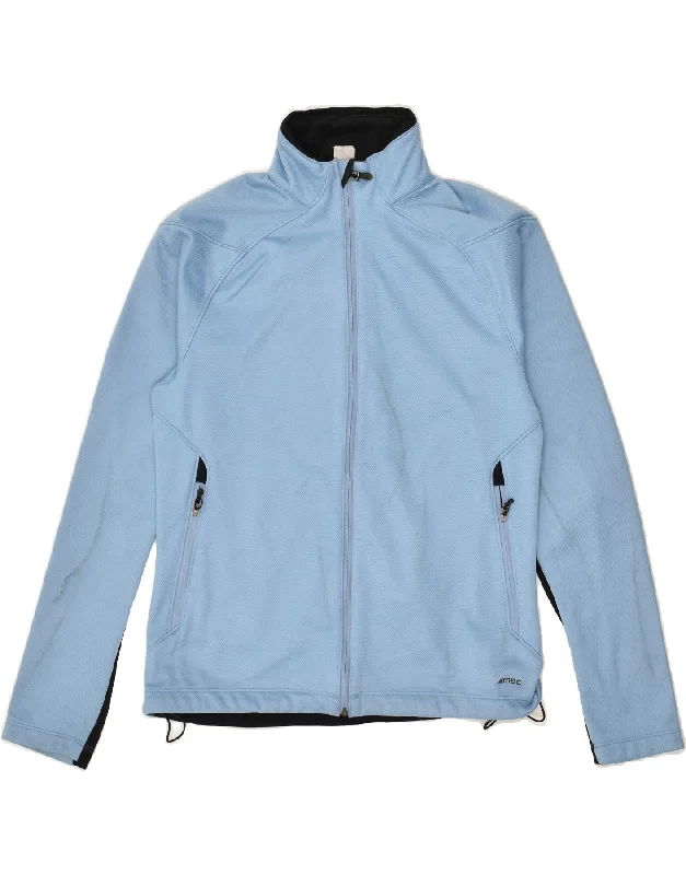 MOUNTAIN EQUIPMENT Womens Tracksuit Top Jacket UK 14 Large Blue Fleece Jacket Down Jacket Parka