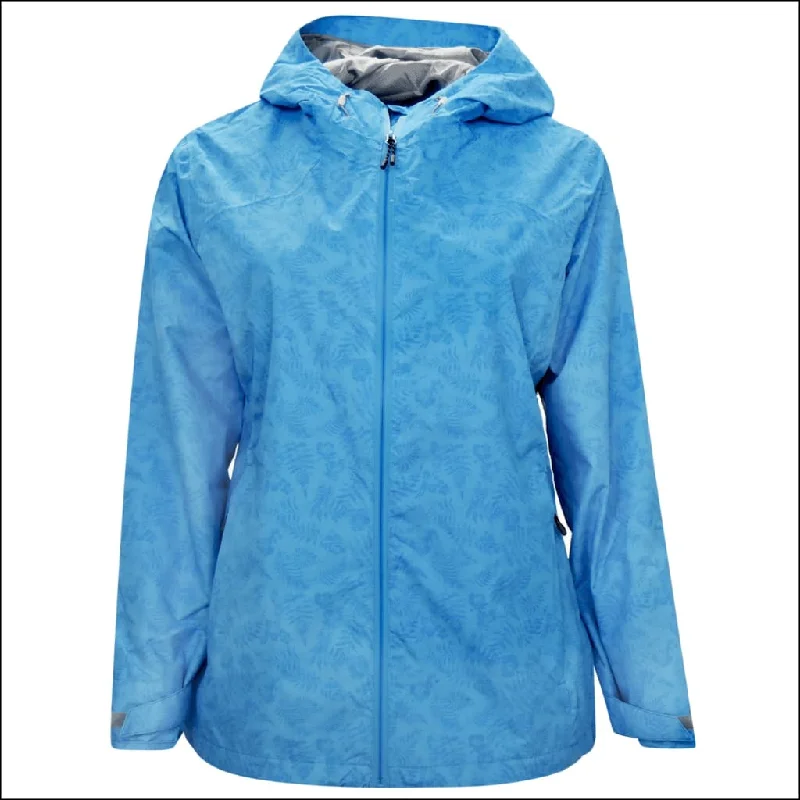 Snow Country Outerwear 1X-3X Women’s Plus Size Rain Jacket Printed Wind Breaker Waterproof Jersey Jacket Tulle Jacket Batik Jacket