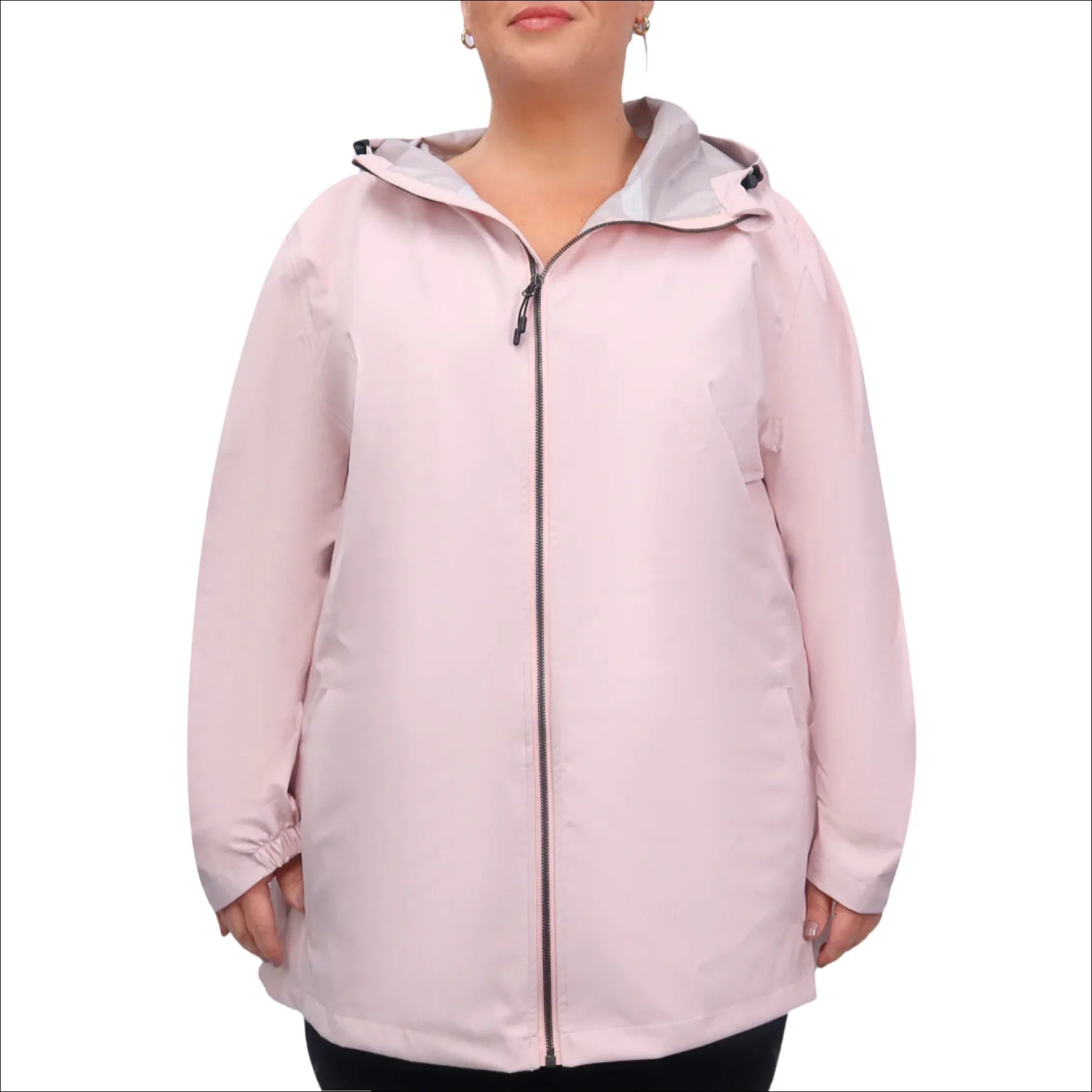 Women’s Plus Size Camden Waterproof 2X-6X Windbreaker Rain Jacket Welt Pockets Slit Pockets Flap Pockets