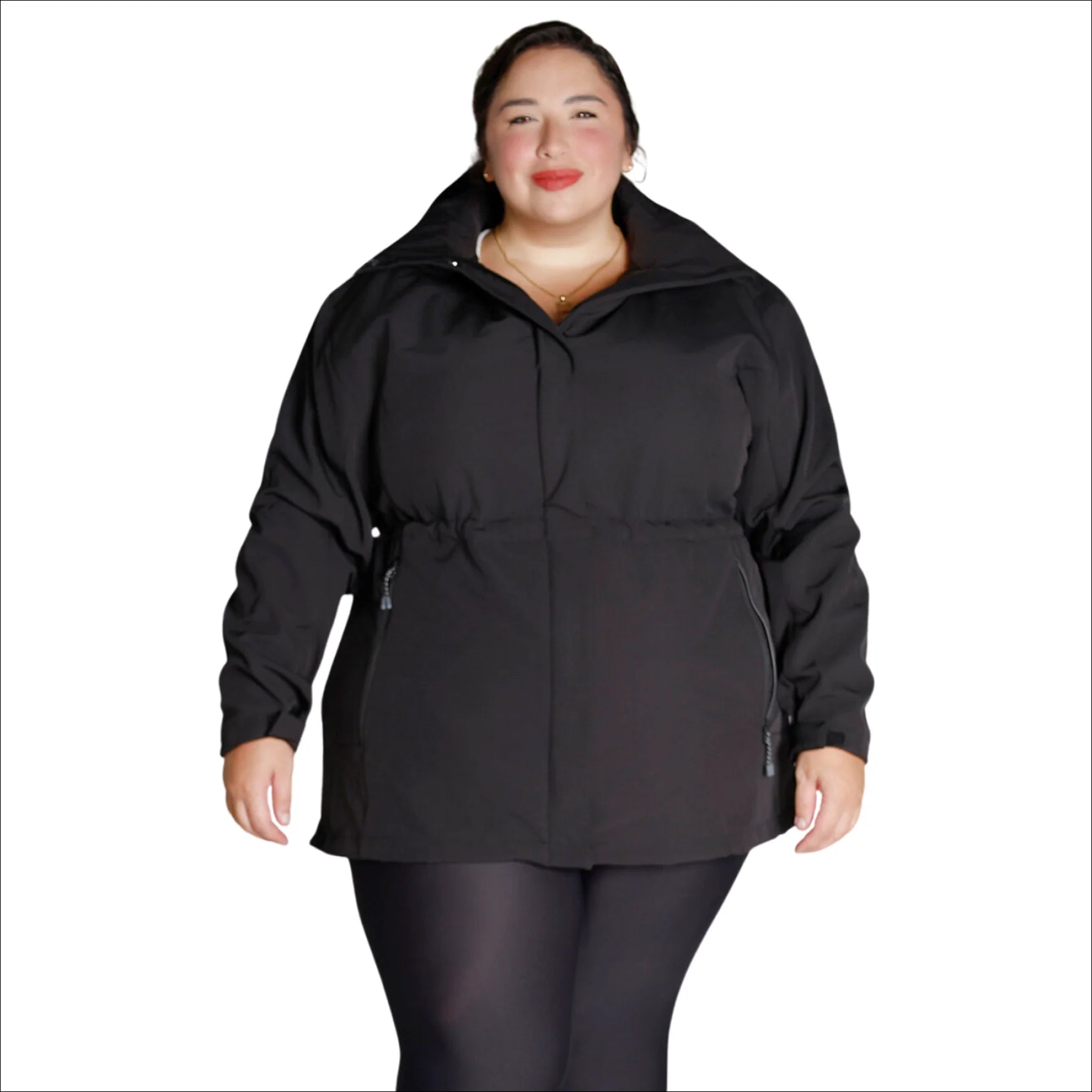 Women’s Plus Size Stowe 1X-6X Mid Length Soft Shell Jacket Rayon Jacket Velvet Jacket Corduroy Jacket