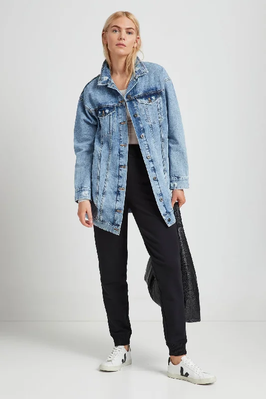 Rio Denim Jacket Zippered Front Buttoned Front Snap Front