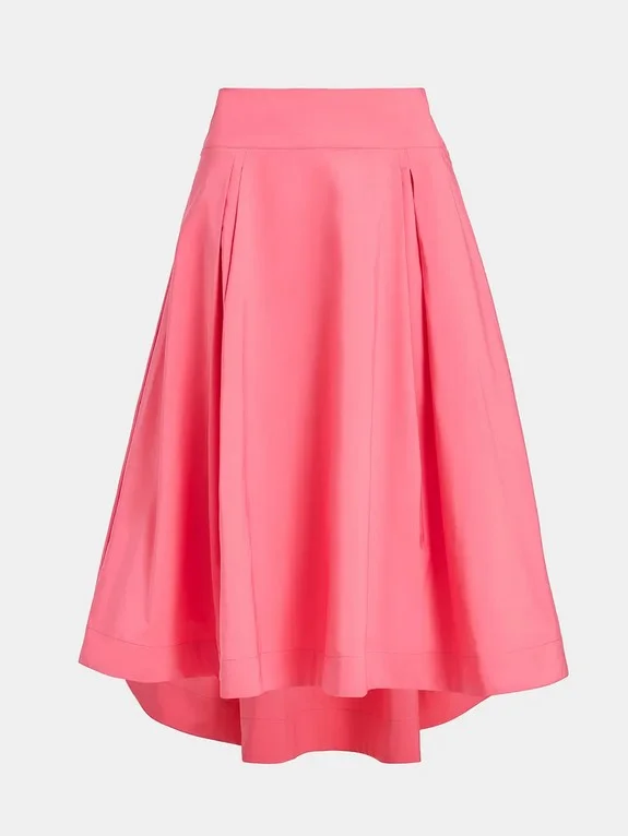 Essential Antwerp Pleated Skirt - Pink lace skirt romantic