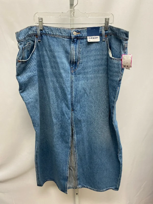 Old Navy Size 20 Denim Skirt pencil skirt chic