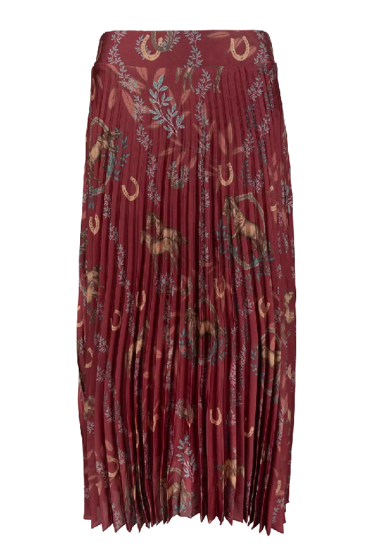 Tasha Polizzi Cierra Print Maxi Skirt midi skirt versatile