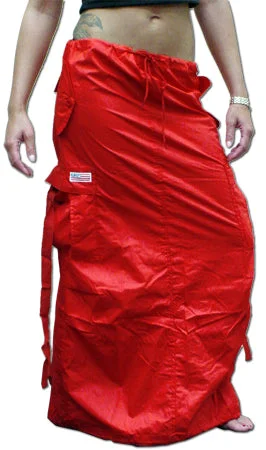 Ufo Utility Cargo Skirt (Red) lace skirt intricate