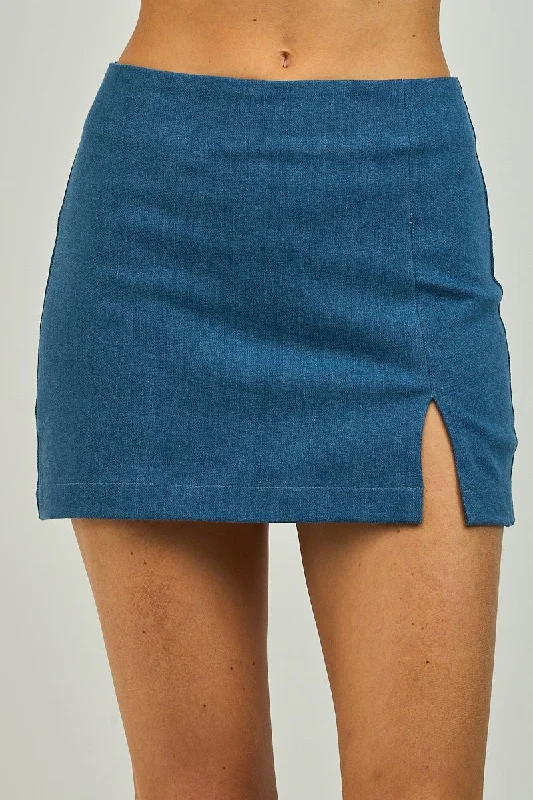 Denim Way Mini Skirt tulle skirt dreamy