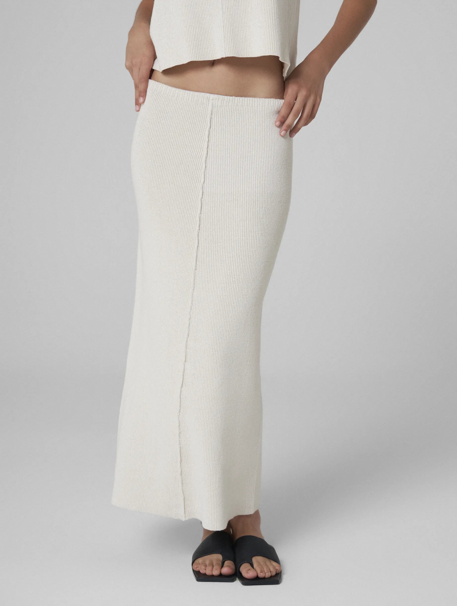 LYNA Tube knitted maxi-skirt tulle skirt dreamy