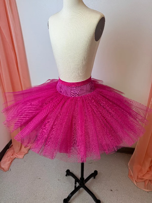 Ready-To-Wear Classical Tutu Skirt Raspberry Pink Only One Left! asymmetrical skirt cut