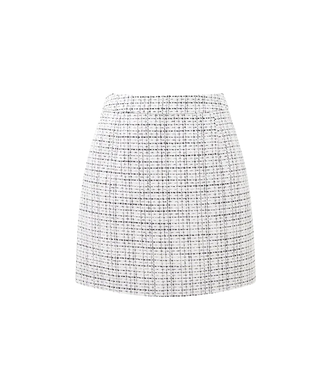 Effie Boucle Mini Skirt - Classic Cream-Blacko leather skirt bold